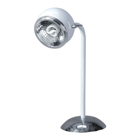 Spotlight - Lampe à poser-Spotlight-BALL - Lampe à poser Métal Blanc H36cm | Lampe à p